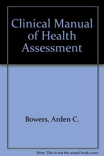 Clinical manual of health assessment (9780801649554) by Thompson, June M