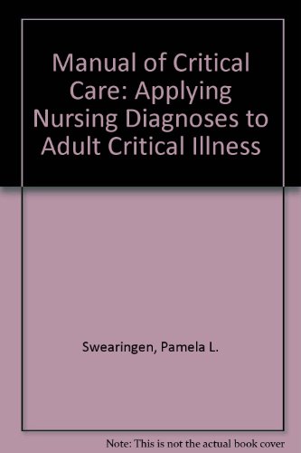 Manual of Critical Care: Applying Nursing Diagnoses to Adult Critical Illness - Sommers; Miller; Editor-Swearingen