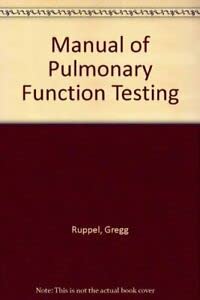 Stock image for Manual of Pulmonary Function Testing for sale by ThriftBooks-Dallas