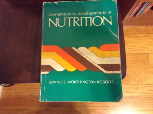 Stock image for Contemporary Developments in Nutrition for sale by OddReads