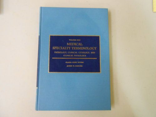 Imagen de archivo de Medical Specialty Terminology a la venta por HPB-Red