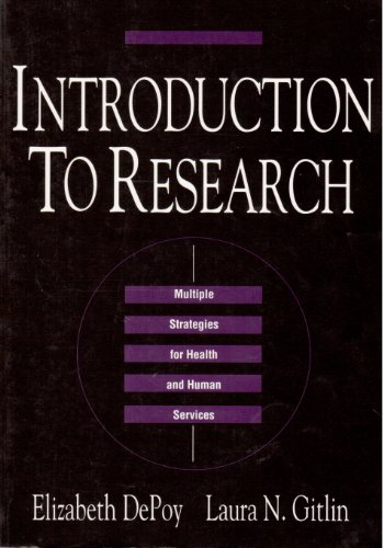 Beispielbild fr Introduction to Research : Strategies for Health and Human Services zum Verkauf von Better World Books