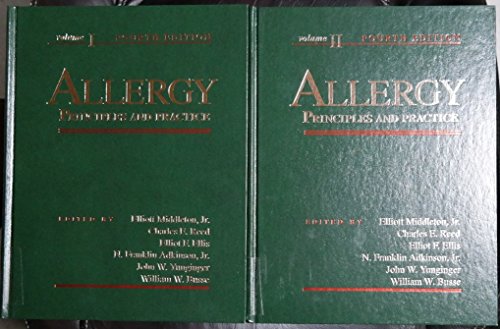 Stock image for ALLERGY: PRINCIPLES AND PRACTICE. Fourth Edition in Two Volumes. for sale by SUNSET BOOKS