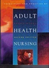 Imagen de archivo de Principles and Practice of Adult Health Nursing a la venta por Better World Books