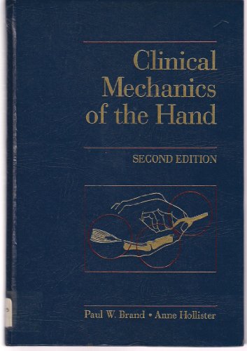 Beispielbild fr Clinical Mechanics of the Hand zum Verkauf von Salish Sea Books