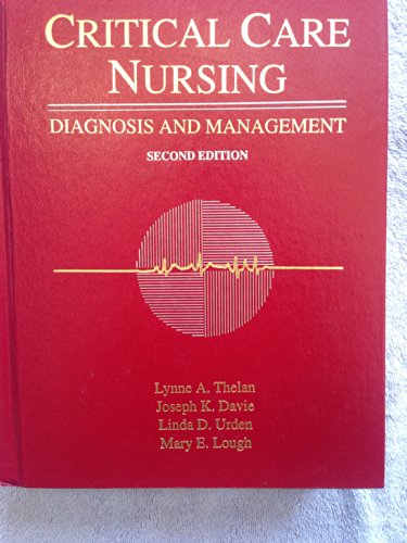 Stock image for Critical Care Nursing: Diagnosis and Management/Quick Critical Care Reference for sale by HPB-Red