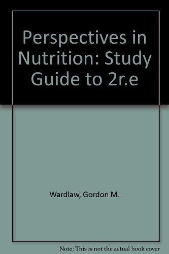 Stock image for Perspectives in Nutrition: Student Study Guide for sale by HPB-Red