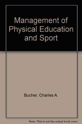 Imagen de archivo de Management Physical Educ Sports a la venta por Phatpocket Limited