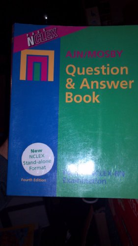 9780801677809: Ajn/Mosby Question & Answer Book: For the Nclex-Rn Examination