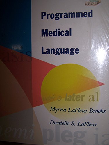 Stock image for Programmed Medical Language, 1e (Basic Medical Language) for sale by Ergodebooks