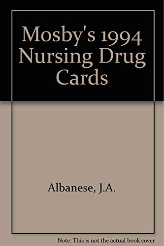 Stock image for Mosby's 1994 Nursing Drug Cards/Box Container for sale by HPB-Red