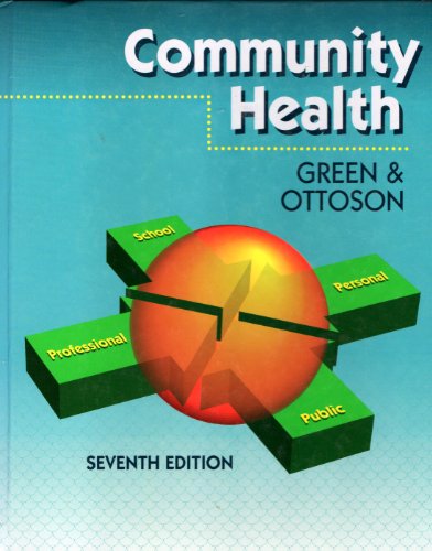 Stock image for Community Health for sale by Better World Books