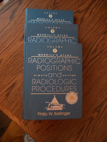 Imagen de archivo de Merrill's Atlas of Radiographic Positions and Radiologic Procedures, 8th Edition a la venta por Once Upon A Time Books