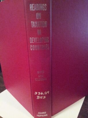 Stock image for Readings on Taxation in Developing Countries for sale by Better World Books