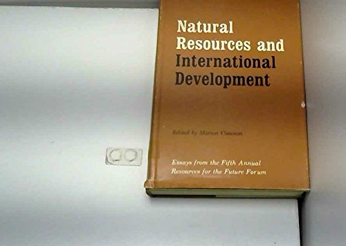 Stock image for Natural Resources and International Development for sale by Better World Books