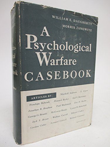 9780801801532: A Psychological Warfare Casebook (Operations Research Office, Jhu, Bibliographic Reference Ser)