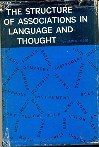 Stock image for The Structure of Associations in Language and Thought for sale by ThriftBooks-Dallas