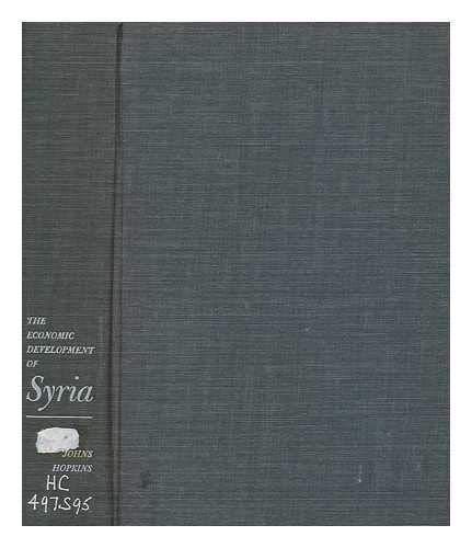 Beispielbild fr Economic Development of Syria zum Verkauf von Kennys Bookshop and Art Galleries Ltd.