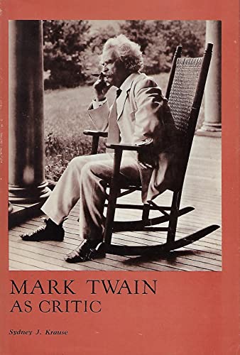 Beispielbild fr Mark Twain As Critic zum Verkauf von Better World Books