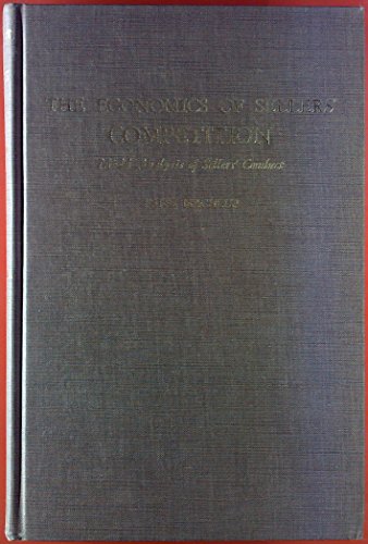 The Economics of Sellers' Competition (9780801804144) by Machlup, Professor Fritz