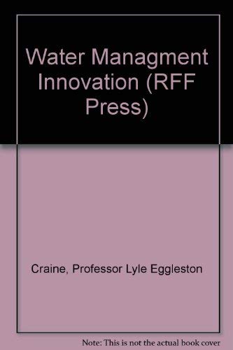 Stock image for Water Managment Innovation (RFF Press) for sale by Lexington Books Inc