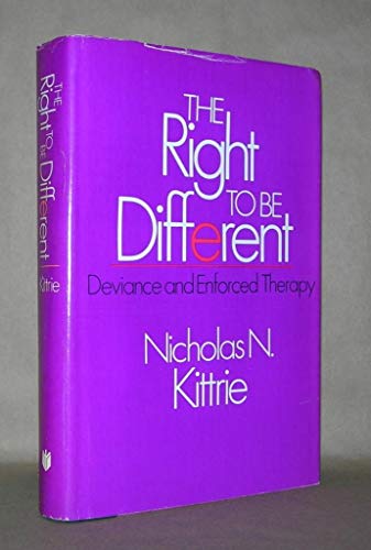 Imagen de archivo de THE RIGHT TO BE DIFFERENT a la venta por Neil Shillington: Bookdealer/Booksearch