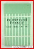 9780801813269: In Defense of Property