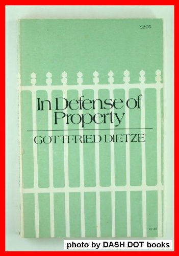 9780801813269: In Defence of Property