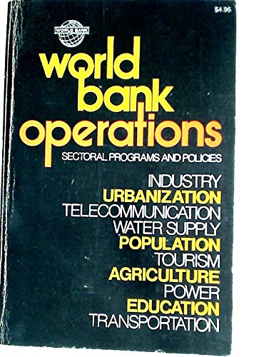Stock image for World Bank Operations for sale by Wonder Book