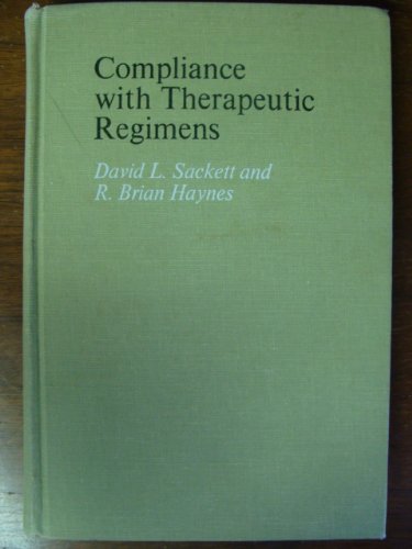 Imagen de archivo de Compliance with Therapeutic Regimens a la venta por Half Price Books Inc.