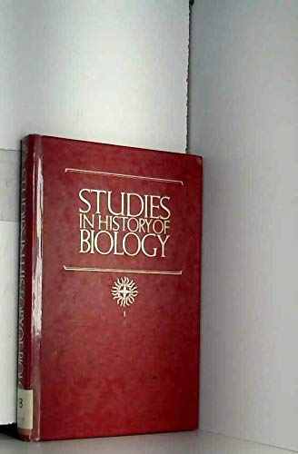 Imagen de archivo de STUDIES IN HISTORY OF BIOLOGY. Vol 1 a la venta por Archer's Used and Rare Books, Inc.