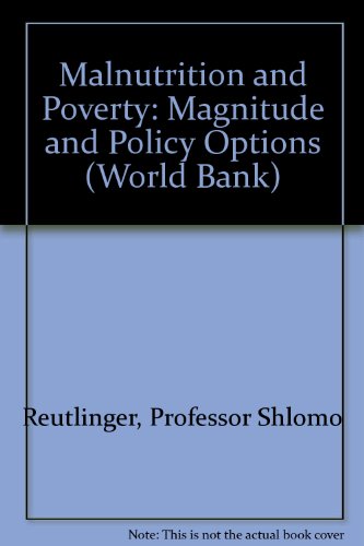 Stock image for Malnutrition and Poverty : Magnitude and Policy Options for sale by Better World Books