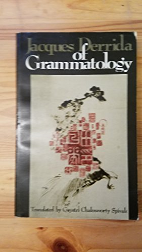 Beispielbild fr Of Grammatology zum Verkauf von Better World Books