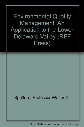 Beispielbild fr Environmental Quality Management : An Application to the Lower Delaware Valley zum Verkauf von Better World Books