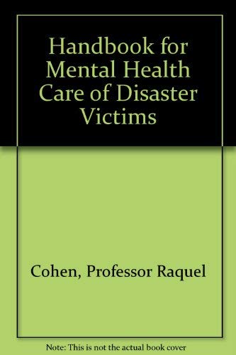 Stock image for Handbook for Mental Health Care of Disaster Victims for sale by Tiber Books