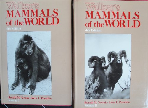 9780801825255: Walker's Mammals of the World: Vols 1-2