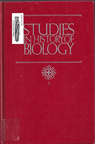 Stock image for Studies in the History of Biology for sale by Better World Books