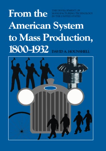 Imagen de archivo de From the American System to Mass Production, 1800-1932 : The Development of Manufacturing Technology in the United States a la venta por Better World Books