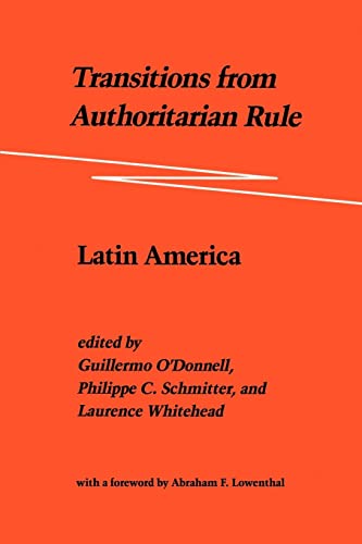 Stock image for Transitions from Authoritarian Rule, Vol. 2: Latin America for sale by Second chances