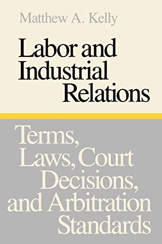 Stock image for Labor and Industrial Relations for sale by Blackwell's