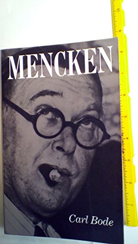 Stock image for Mencken (Maryland Paperback Bookshelf) for sale by Wonder Book