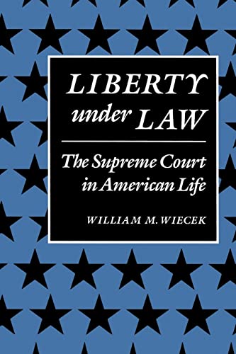 Imagen de archivo de Liberty Under Law a la venta por Blackwell's