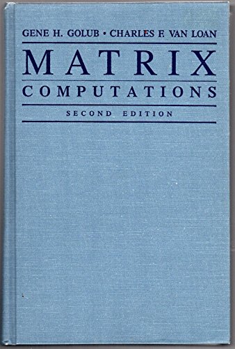 Imagen de archivo de Matrix Computations a la venta por FOLCHATT