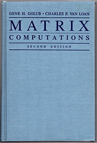 9780801837722: Matrix Computations (Johns Hopkins Studies in the Mathematical Sciences)