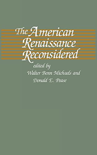 Beispielbild für The American Renaissance Reconsidered (Selected Papers from the English Institute) zum Verkauf von Discover Books