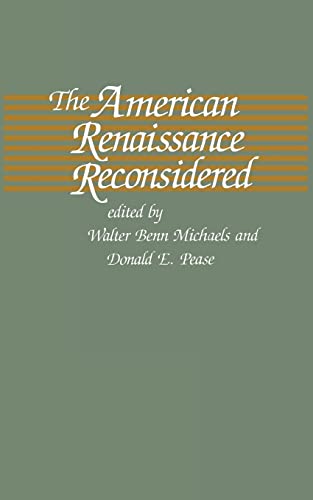 Stock image for The American Renaissance Reconsidered (Selected Papers from the English Institute) for sale by Chiron Media