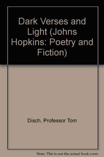 9780801841910: Dark Verses and Light (JOHNS HOPKINS, POETRY AND FICTION)