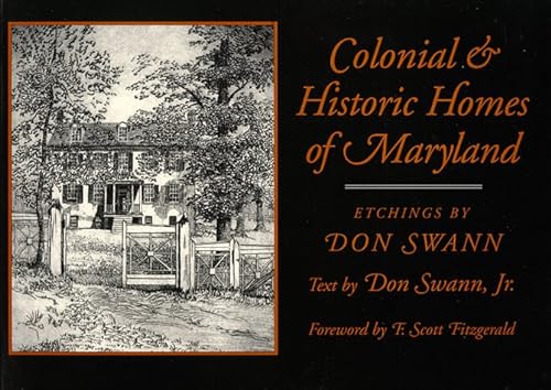 Beispielbild fr Colonial and Historic Homes of Maryland zum Verkauf von Saucony Book Shop
