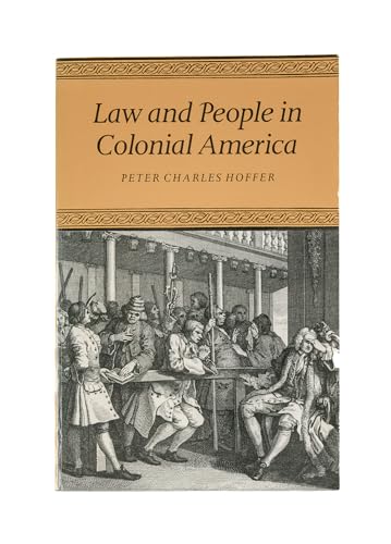 Beispielbild fr Law and People in Colonial America zum Verkauf von Amazing Books Pittsburgh