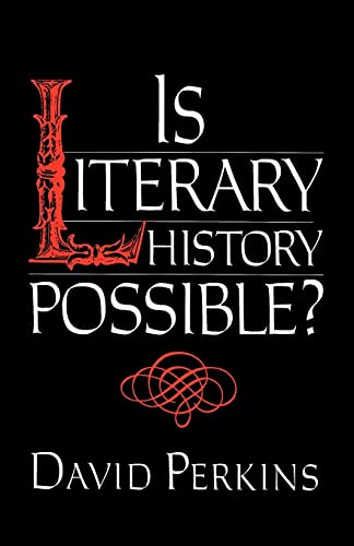 Imagen de archivo de Is Literary History Possible? a la venta por Save With Sam